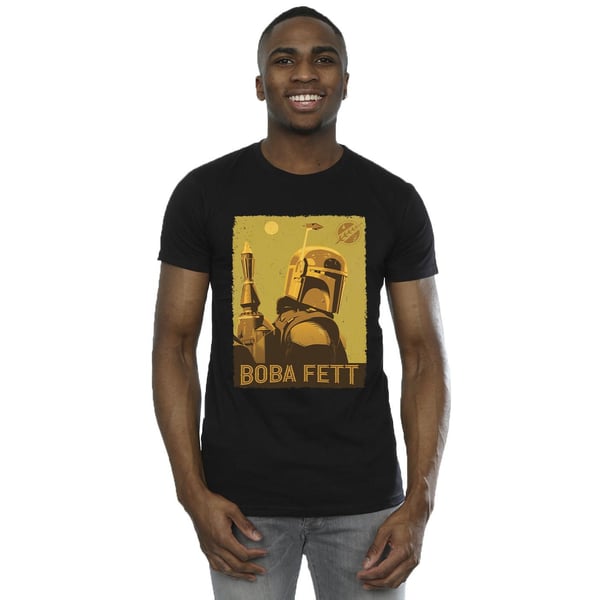 Star Wars Mens The Book Of Boba Fett Planetary Stare T-Shirt