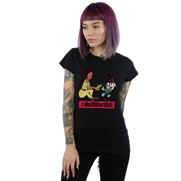 Disney Womens/Ladies Wreck It Ralph Tiana And Vanellope Cotton T-Shirt