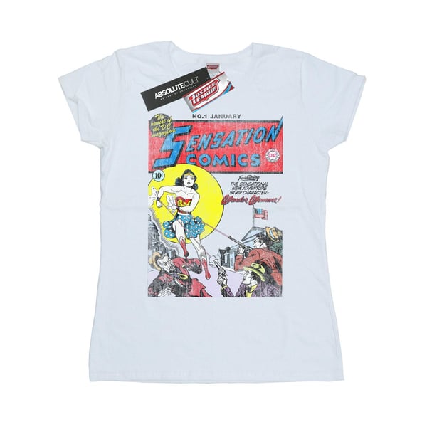 DC Comics Dam/Dam Wonder Woman Sensation Comics Nummer 1 Omslag T-shirt i bomull
