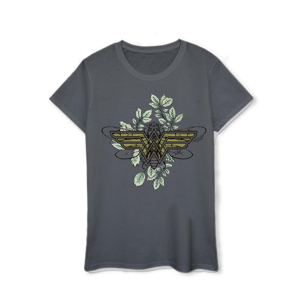 DC Comics Womens/Ladies Wonder Woman Butterfly Logo Cotton T-Shirt