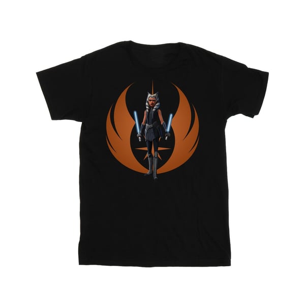 Star Wars miesten Clone Wars Ahsoka Rebel Pose T-paita