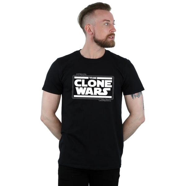 Star Wars Mens Clone Wars Logo T-Shirt