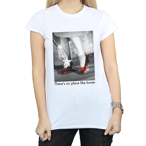 The Wizard Of Oz Womens/Ladies Ruby Slippers Photo Cotton T-Shirt