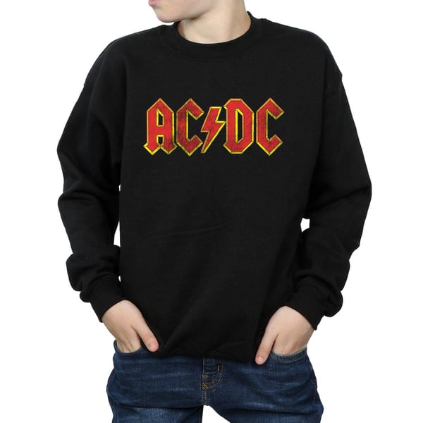 AC/DC Boys Distressed Logo Sweatshirt