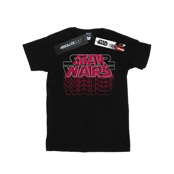 Star Wars Womens/Ladies Blended Logos Cotton Boyfriend T-Shirt
