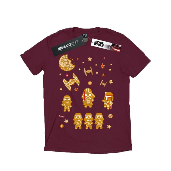 Star Wars Womens/Ladies Gingerbread Empire Cotton Boyfriend T-Shirt
