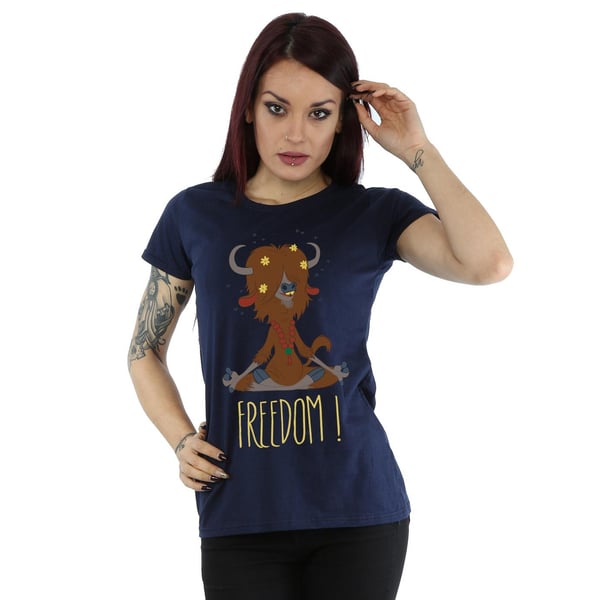 Disney Womens/Ladies Zootropolis Yak Freedom Cotton T-Shirt