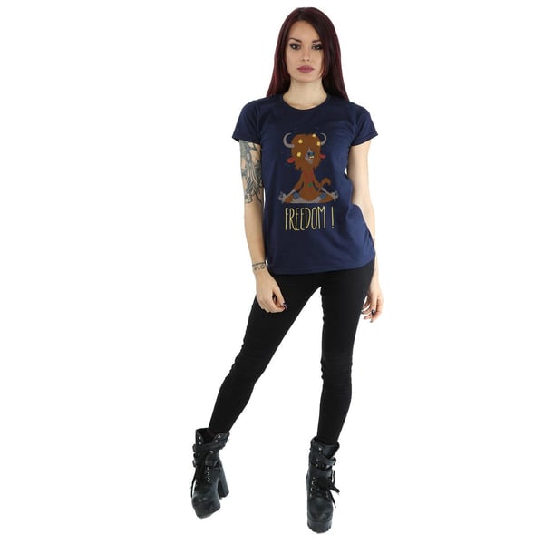 Disney Womens/Ladies Zootropolis Yak Freedom Cotton T-Shirt