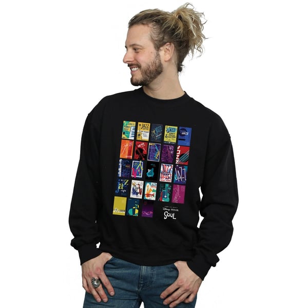 Disney Mens Soul Jazz Poster Wall Sweatshirt