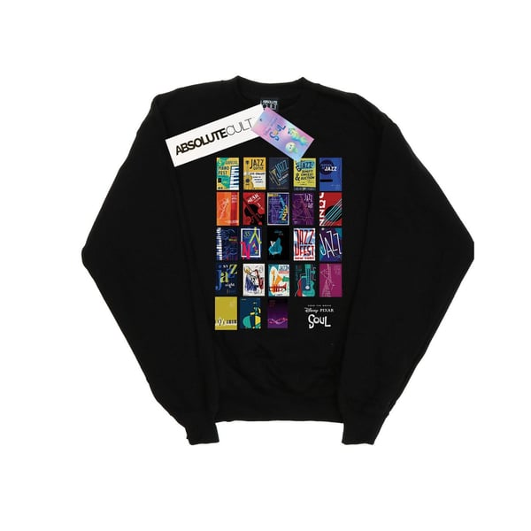 Disney Mens Soul Jazz Poster Wall Sweatshirt