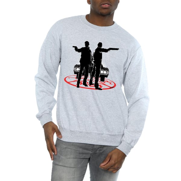 Supernatural Mens Sam And Dean Silhouette Sweatshirt