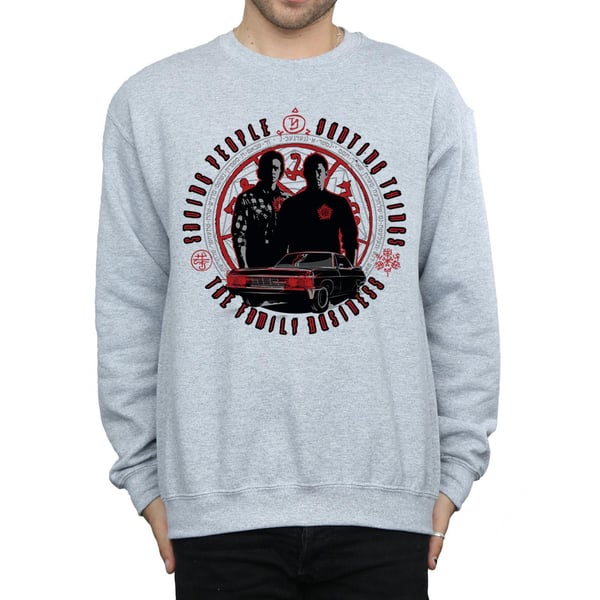 Supernatural Miesten Perheyritys-collegepaita