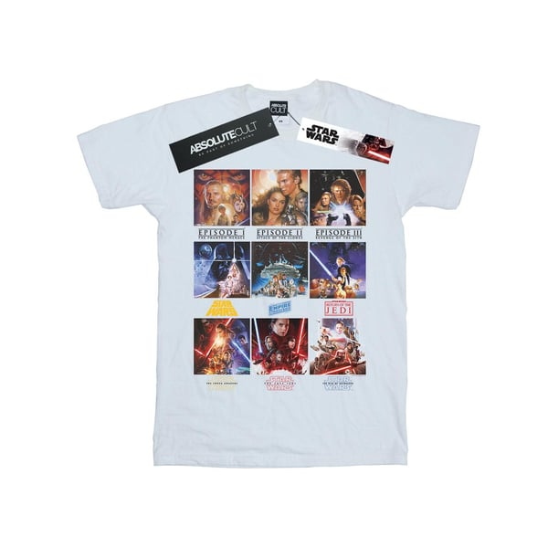 Star Wars Womens/Ladies Poster Saga Cotton Boyfriend T-Shirt