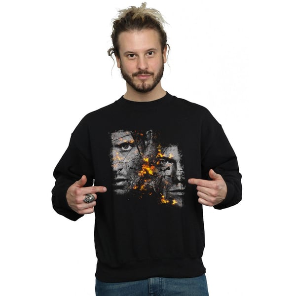 Supernatural Mens Sam And Dean Fire Sweatshirt