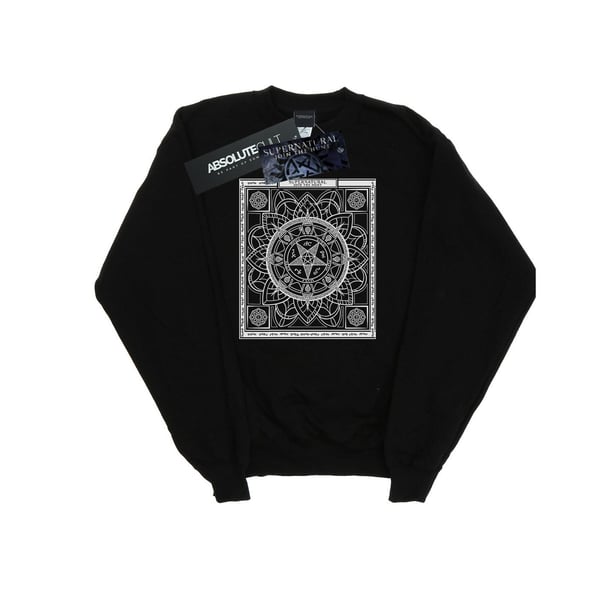 Supernatural Mens Pentagram Pattern Sweatshirt