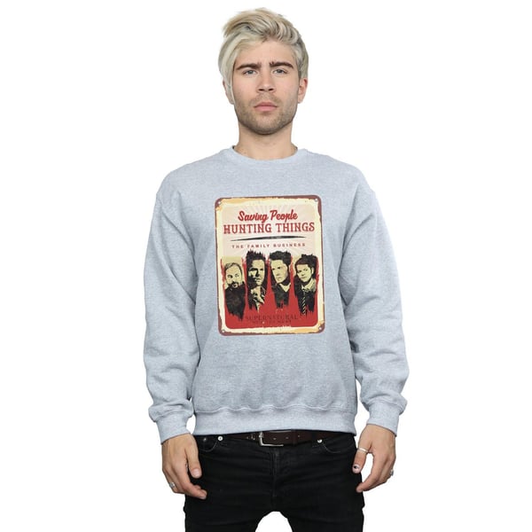 Supernatural Mens Family Business Sign Sweatshirt