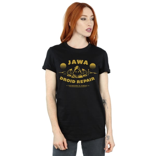 Star Wars Naisten Jawa Droid Korjaus Puuvilla Boyfriend T-paita