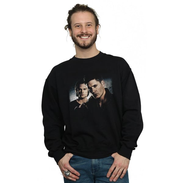 Supernatural Mens Sam And Dean Poster Sweatshirt