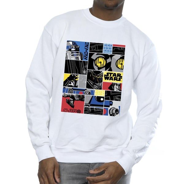 Star Wars Mens Droid Montage Sweatshirt