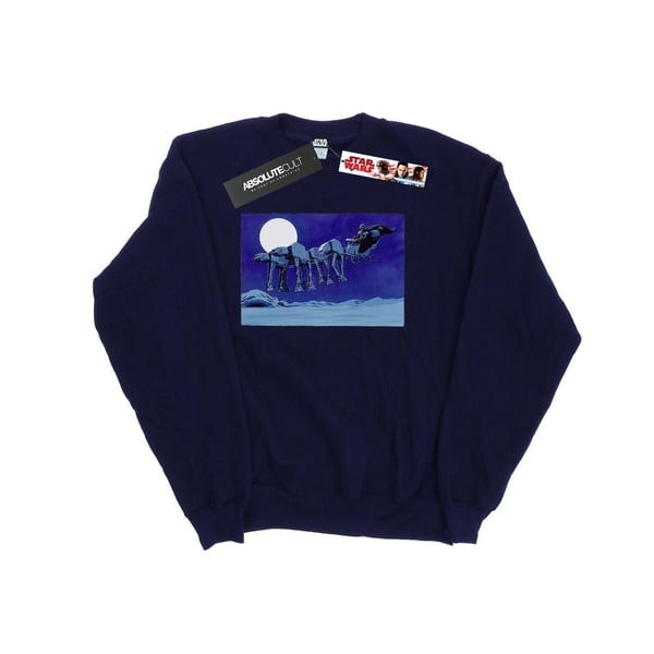 Star Wars Mens Christmas AT-AT Sleigh Sweatshirt