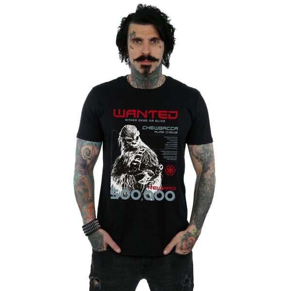 Star Wars Mens Han Solo Chewie Wanted T-Shirt
