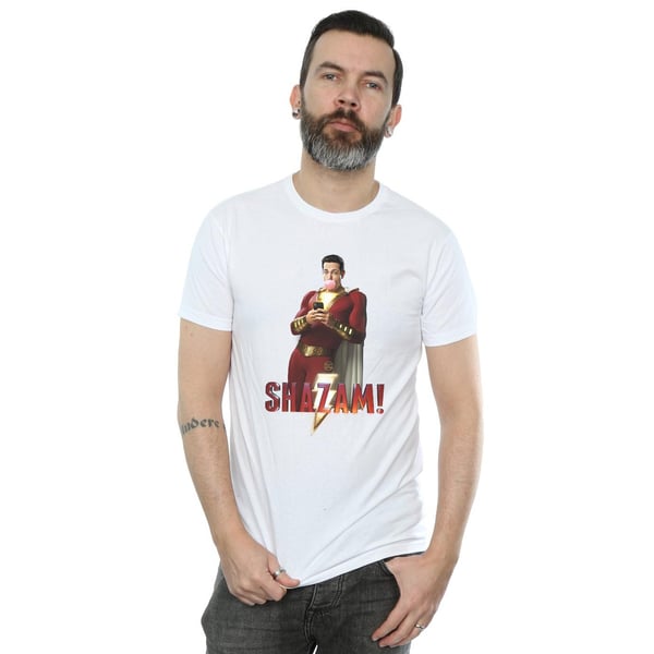 DC Comics Mens Shazam Bubble Gum T-Shirt