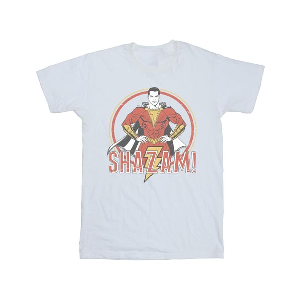 DC Comics Herr Shazam Retro Cirkel Sliten T-Shirt