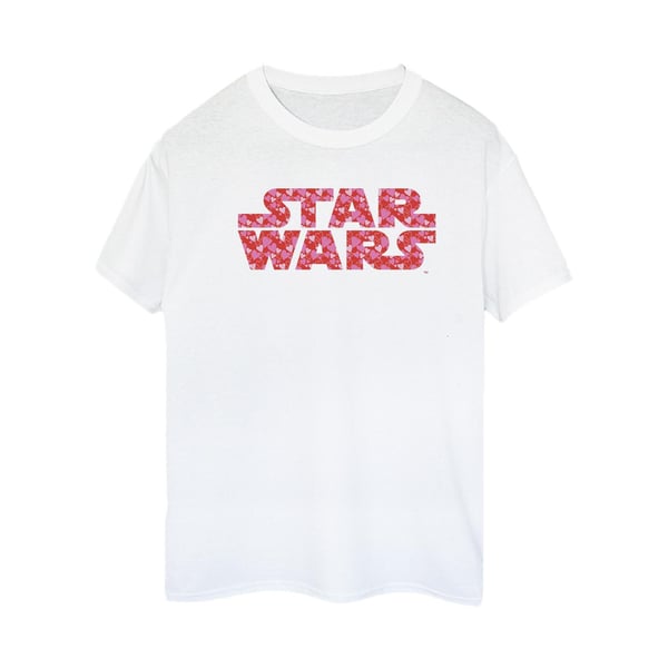 Star Wars Womens/Ladies Heart Logo Cotton Boyfriend T-Shirt