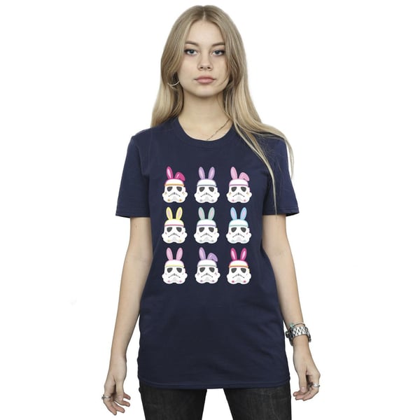 Star Wars Womens/Ladies Stormtrooper Easter Bunnies Cotton Boyfriend T-Shirt