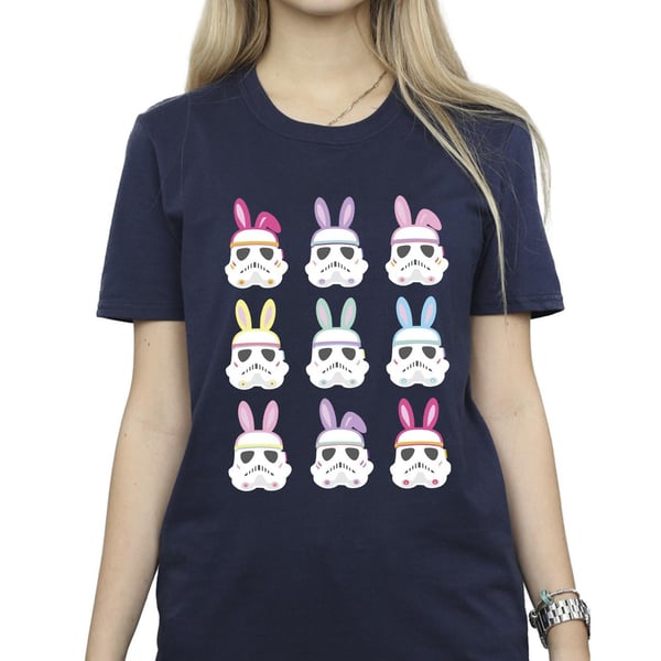 Star Wars Womens/Ladies Stormtrooper Easter Bunnies Cotton Boyfriend T-Shirt