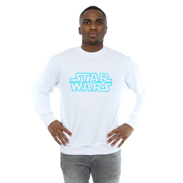 Star Wars Mens Neon Sign Logo Sweatshirt