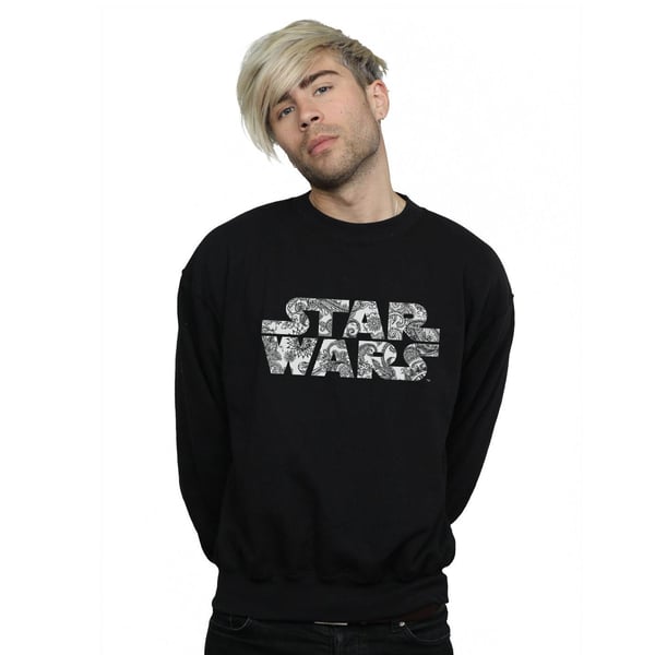Star Wars Mens Ornamental Logo Sweatshirt