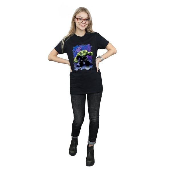 Marvel Naisten Hulk Halloween Spooky Forest Puuvillainen Boyfriend T-paita