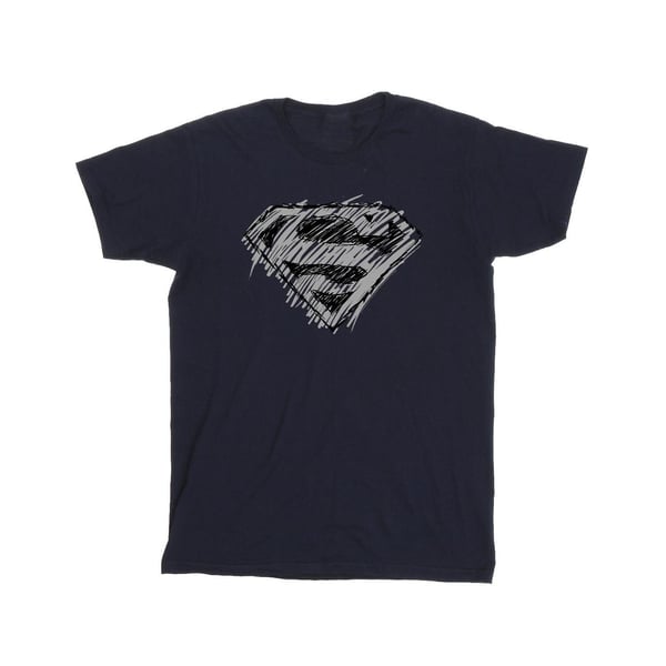 DC Comics Herr Superman Logotyp Skiss T-shirt