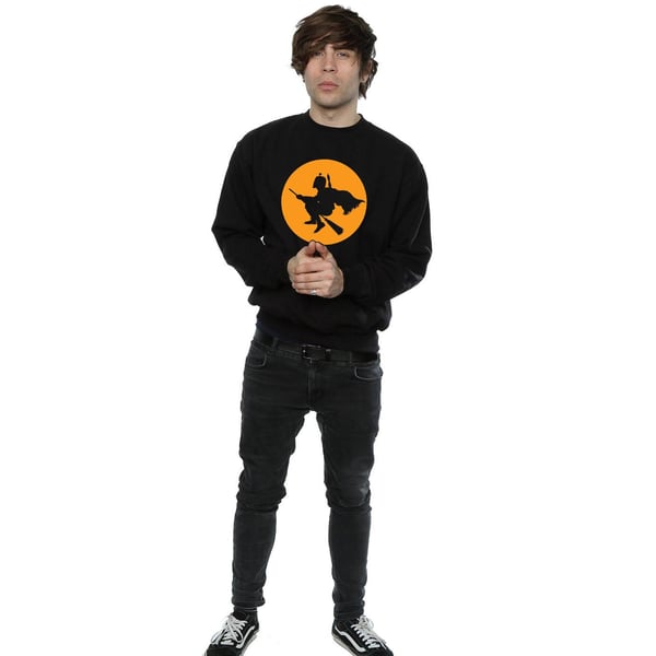 Star Wars Mens Boba Fett Broomstick Sweatshirt