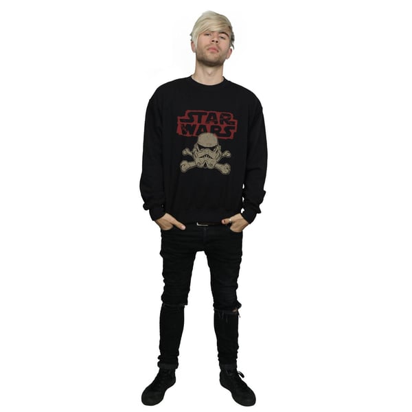 Star Wars Mens Stormtrooper Skull Logo Sweatshirt