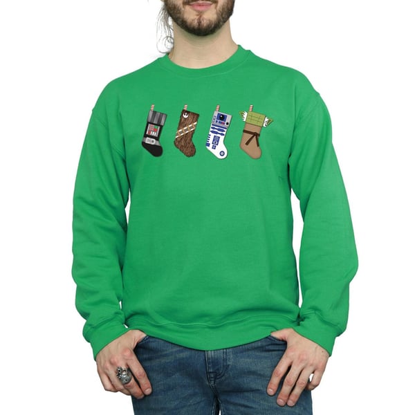 Star Wars Mens Christmas Stockings Sweatshirt