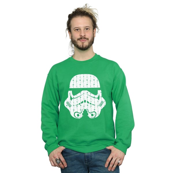 Star Wars Mens Christmas Stormtrooper Helmet Sweatshirt