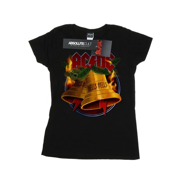 AC/DC Womens/Ladies Christmas Hells Bells Cotton T-Shirt