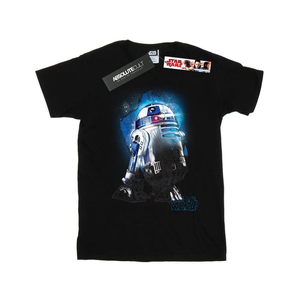 Star Wars Womens/Ladies The Last Jedi R2-D2 Brushed Cotton Boyfriend T-Shirt