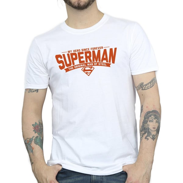 DC Comics Mens Superman Hero Dad T-Shirt