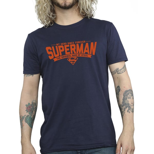 DC Comics Mens Superman Hero Dad T-Shirt