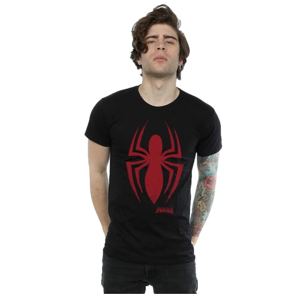 Marvel Mens Spider-Man Logo T-Shirt