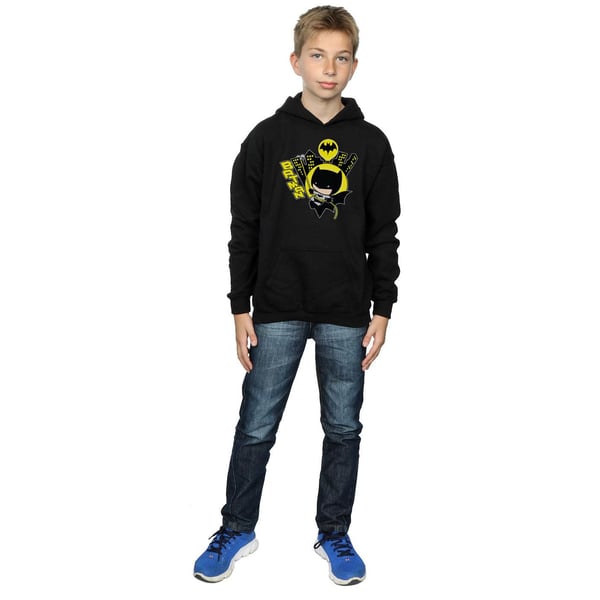 DC Comics Boys Chibi Batman Swinging Hoodie