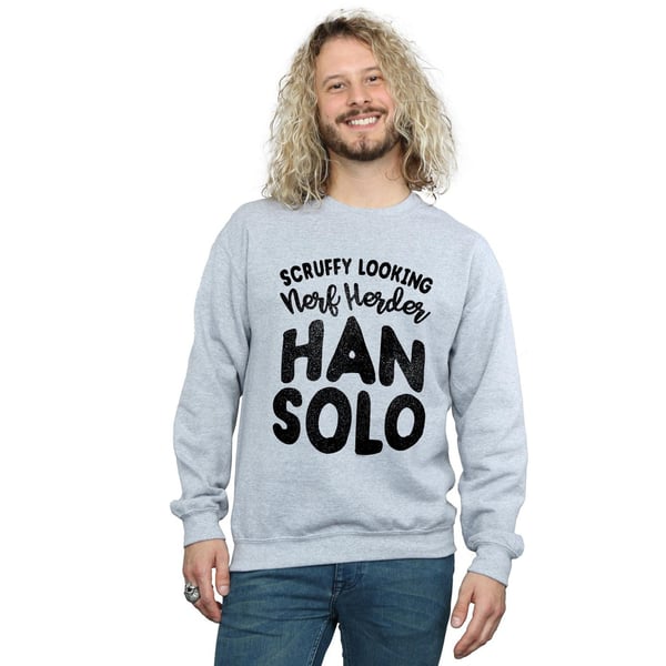 Star Wars Mens Han Solo Legends Tribute Sweatshirt