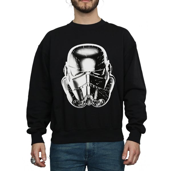 Star Wars Mens Stormtrooper Warp Speed Helmet Sweatshirt