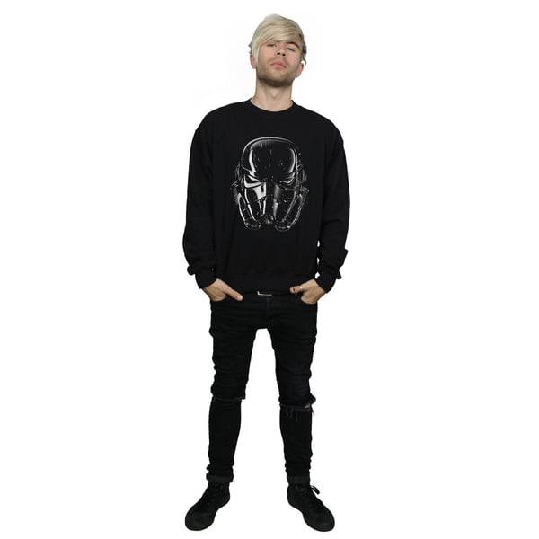 Star Wars Mens Stormtrooper Hyper Drive Helmet Sweatshirt