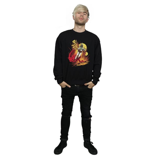 Star Wars Mens Boba Fett Rocket Powered Sweatshirt