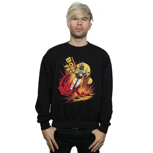 Star Wars Mens Boba Fett Rocket Powered Sweatshirt