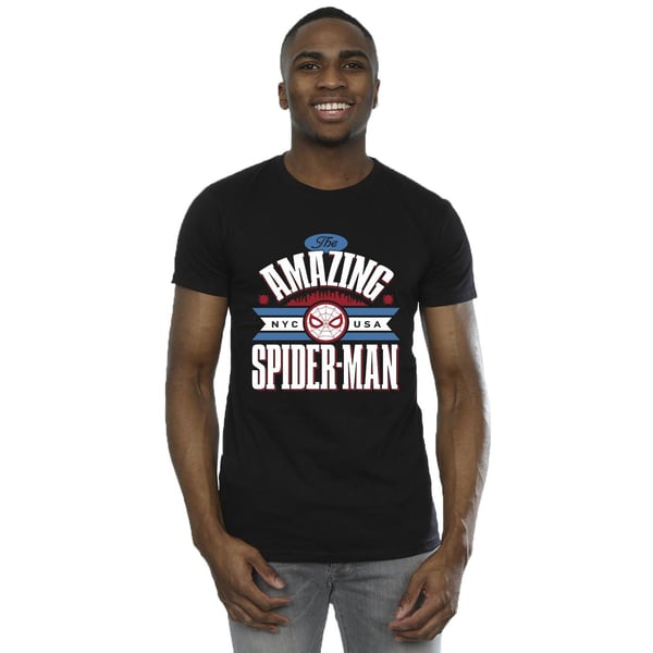 Marvel Mens Spider-Man NYC Amazing T-Shirt
